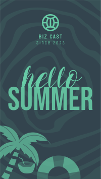 Hello Summer! Facebook story Image Preview