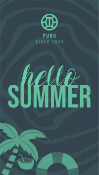 Hello Summer! Facebook story Image Preview
