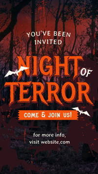 Halloween Night Party Instagram Reel Design