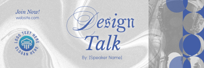 Modern Design Talk Twitter header (cover) Image Preview