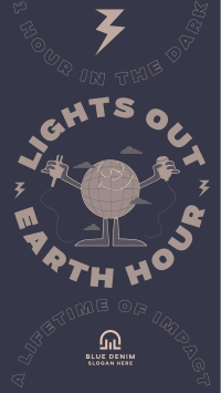 Earth Hour Lights Out Instagram Reel Image Preview