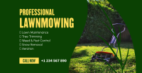 Lawnmowers for Hire Facebook Ad Design