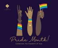 Pride Advocates Facebook Post Design