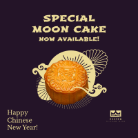 Lunar Moon Cake Instagram Post Design