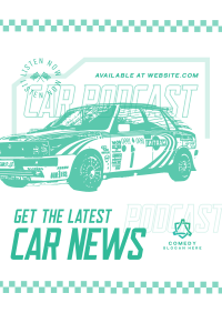 Car News Broadcast Flyer Image Preview