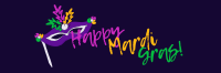 Colors of Mardi Gras Twitter header (cover) Image Preview