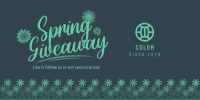 Hello Spring Giveaway Twitter post Image Preview