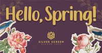 Scrapbook Hello Spring Facebook Ad Design