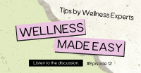 Easy Wellness Podcast Facebook Ad Design