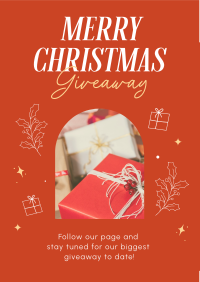 Holly Christmas Giveaway Flyer Image Preview