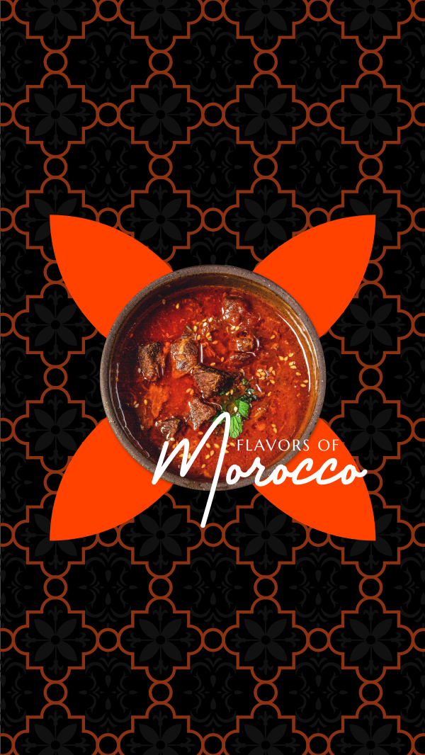 Flavors of Morocco Instagram Story Design Image Preview