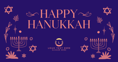 Peaceful Hanukkah Facebook ad Image Preview