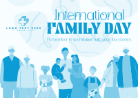 International Day of Families Postcard Design