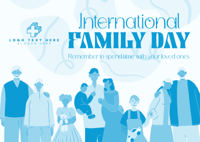 International Day of Families Postcard Image Preview