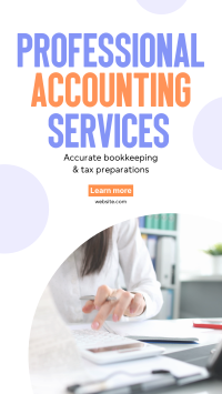 Accounting Service Experts Instagram Story Design