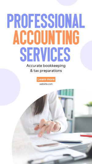 Accounting Service Experts Instagram story Image Preview