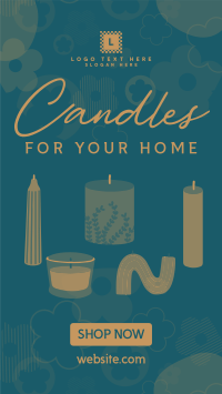 Fancy Candles Instagram Story Design