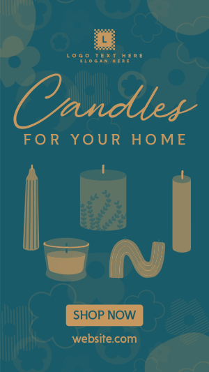 Fancy Candles Instagram story Image Preview