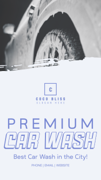 Premium Car Wash Instagram Reel Image Preview