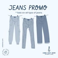 Three Jeans Instagram Post Design