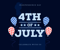 Celebrate Independence Facebook Post Design