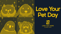Modern Love Your Pet Day Animation Design
