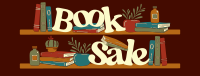 Books in Shelves Facebook cover Image Preview