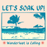 Cute Beach Poster T-shirt Preview