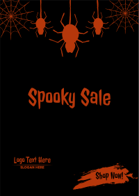 Spider Spooky Sale Flyer Design