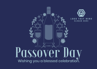 Celebrate Passover Postcard Image Preview