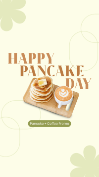 Pancakes Plus Latte Facebook Story Design