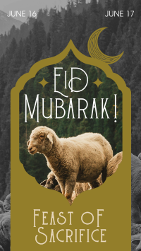 Rustic Eid al Adha TikTok video Image Preview