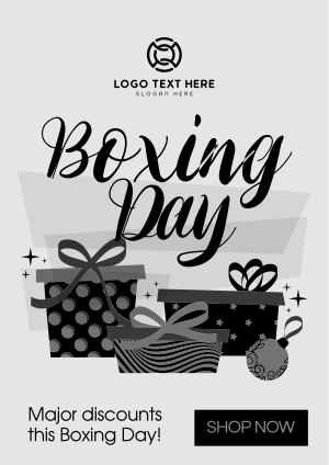 Boxing Day Presents Flyer Image Preview