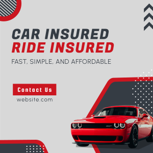 Insured Ride Instagram post Image Preview