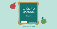 Back to School Announcement Facebook ad Image Preview