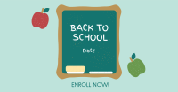 Back to School Announcement Facebook Ad Design