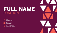 Geometric Generic Pattern  Business Card Preview