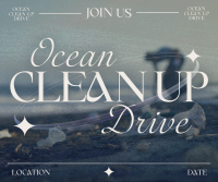 Y2K Ocean Clean Up Facebook Post Design