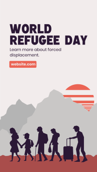 Refugee Day Awareness Instagram Story Design