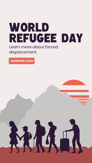 Refugee Day Awareness Instagram story Image Preview