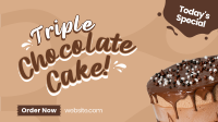 Triple Chocolate Cake Facebook event cover Image Preview