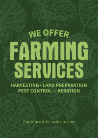 Rustic Farming Services Poster Image Preview