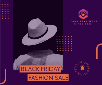 Black Friday Fashion Sale Facebook post Image Preview