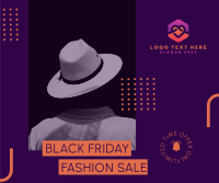 Black Friday Fashion Sale Facebook Post Preview