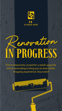 Renovation In Progress Facebook Story Design