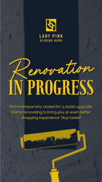 Renovation In Progress Facebook story Image Preview