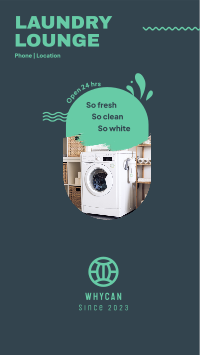 Clean Laundry Lounge Facebook story Image Preview