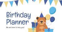 Birthday Planner Facebook Ad Design