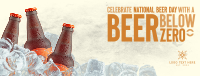 Below Zero Beer Facebook Cover Design