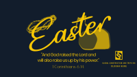 Easter Miracle Facebook Event Cover Design
